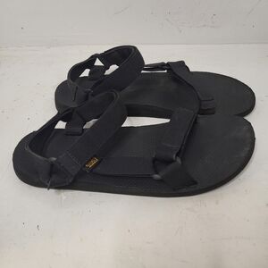 Teva ORIGINAL UNIVERSAL Women's Black Snap Closure Strappy Sandals Size 11